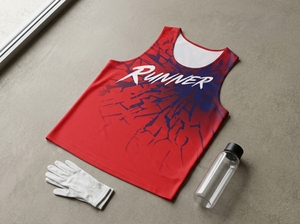 เสื้อกล้ามวิ่งแบบกำหนดเอง OEM ODM ขายส่ง เสื้อวิ่งแห้งเร็ว ผู้ผลิต - Product Image 4
