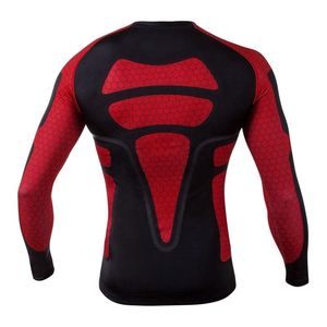 Custom <b>Men</b> <b>Compression</b> <b>Shirt</b> OEM ODM Factory Price Bulk Orders High Quality Breathable Quick Dry Sportswear Manufacturer - Product Image 2