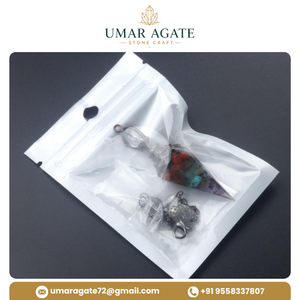 Péndulo de Orgón Tallado en Amatista Púrpura, Cono de Radiestesia con Piedras Preciosas, Herramienta de Sanación Espiritual para Reiki - Product Image 6