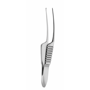 Pinzas Oftálmicas de Precisión Fischer-Arlt Iris Forceps Standard 1x2 Dientes, Instrumento Microquirúrgico de Acero Inoxidable Reutilizable - Product Image 3