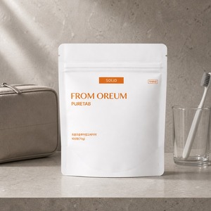 [FROM OREUM] Recharge de dentifrice solide en comprimés pour l'hôtellerie, fournitures de salle de bain pour les voyages et les invités, soins dentaires - Product Image 4
