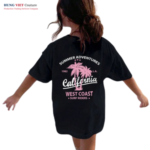 Camiseta gráfica de algodón personalizada Streetwear Oversize Fit Low MOQ - Product Image 6