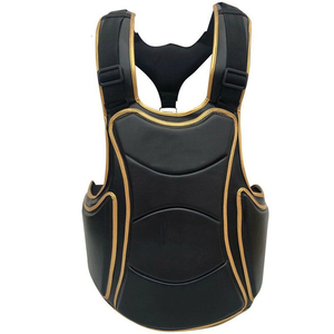 Protector de Pecho de Cuero Grueso para Boxeo y Entrenamiento de MMA, Protectores de Artes Marciales con Acolchado de Espuma para Ejercicios de Gimnasio - Product Image 3