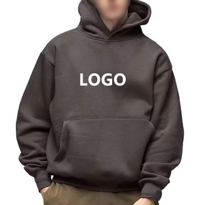 Sweat-shirts à capuche unisexe de luxe Hip Hop, en coton 100%, de différentes couleurs, style streetwear, coupe oversize, en coton épais - Product Image 6