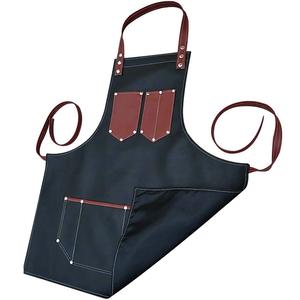 Tablier et cape de barbier personnalisables avec logo, portables, résistants à l'eau, respirants, anti-adhérents en polyester pour la coupe de cheveux - Product Image 1