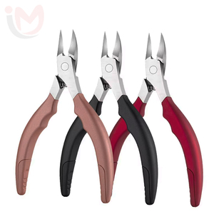 Hot Selling Stainless Steel <b>Toe</b> Finger Nail Clippers Ingrown Toenail Trimmer Tool Care Kit Easy Cuticle Pusher Nipper Thick - Product Image 1