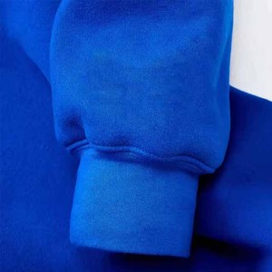 <b>Women</b> Blue Empath Letter Print Tracksuit <b>Set</b> Crew Neck Full Sleeve Loose Fit Casual Sweatshirt and Sweatpants with Side Pockets - Product Image 6