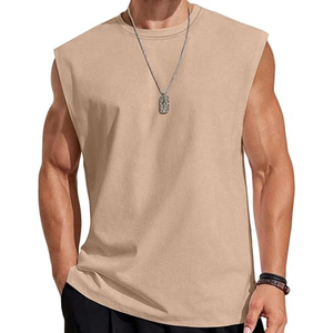 Camiseta de Gimnasio Personalizada para Hombre, Sin Mangas, de Algodón, Ropa Deportiva, Camiseta de Entrenamiento Muscular, Venta al Por Mayor OEM - Product Image 6