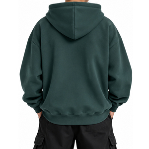 เสื้อฮู้ดดี้โอเวอร์ไซส์ OEM ODM ผ้าฝ้ายฟลีซ 100% หนานุ่ม สตรีทแวร์ ยูนิเซ็กซ์ สั่งทำได้ มีกระเป๋า ป้ายยี่ห้อส่วนตัว ขายส่ง - Product Image 3