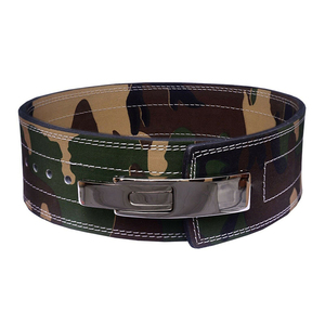 Ceinture de musculation en cuir véritable avec logo personnalisé, ceinture de musculation en cuir de vachette pour la vente en ligne - Product Image 3