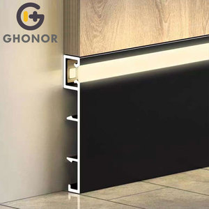 50Mm de haut métal affleurant révéler <span class=keywords><strong>plinthe</strong></span> jupe conceptions mur plancher bordure <span class=keywords><strong>plinthe</strong></span> carreaux garniture extérieur prix usine - Product Image 2