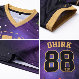 Camiseta de Esports Sublimada Personalizada, 100% Poliéster, Absorbente de Humedad, Cuello en V, Manga Corta, para Hombres y Unisex, Equipos Competitivos - Product Image 4