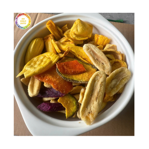 Suministro al por mayor de chips de frutas y verduras secas naturales, sin colorantes artificiales, textura crujiente, para distribución mayorista, envío global. - Product Image 1