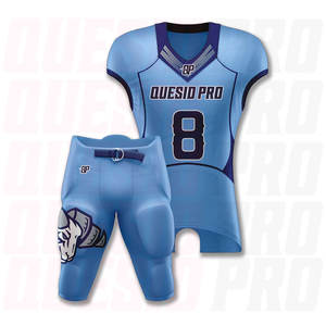 Tenues de football américain personnalisées brodées pour jeunes, équipes universitaires, maillots de flag football, shorts, ensembles, vêtements de sport par sublimation - Product Image 6