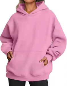 ผู้จัดจำหน่ายขายส่งเสื้อฮู้ดดี้สีพื้นพร้อมโลโก้สั่งทำและบริการอย่างมืออาชีพสำหรับผู้นำเข้าเสื้อผ้า B2B - Product Image 1