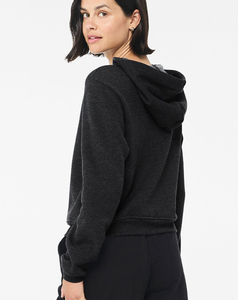 Sweat-shirts à capuche pour femmes de qualité supérieure, style streetwear d'hiver, col rond, 100% coton respirant, appliques, logo uni teinté sur le devant - Product Image 5