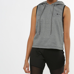 Camiseta sin Mangas Casual para Mujer, Tejido de Punto de Spandex/Algodón, 220g, Secado Rápido, Transpirable, Ecológica - Product Image 1