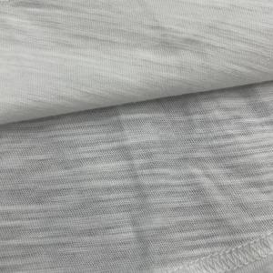 O-Neck Custom Clothing Manufacturers 100% Cotton DTG Print Tee Oversized Boxy Men's T-shirts Raw Cut Cuff Slub Fabric T Shirt - Product Image 4