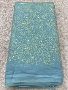 Tissu brodé malté, tissu en dentelle, tissu en filet, tissu en organza, tissu brodé pour abaya, tissu brodé pour caftan, vente en gros, exportation - Product Image 4