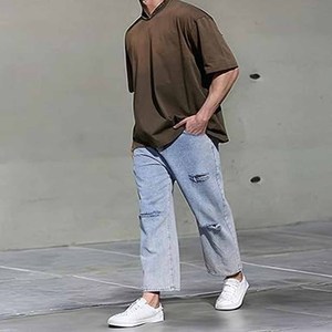 T-shirt en coton à séchage rapide pour homme, en matière de première qualité, en vente à bas prix, tendance décontractée, quantité limitée, T-shirt tendance, envoyé par Dress Sports - Product Image 2