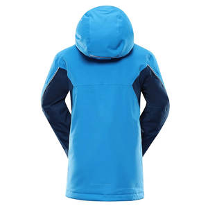 Chaqueta cortavientos de invierno para mujer, personalizada al por mayor, de poliéster y spandex, softshell, resistente al viento y al agua, con forro polar cálido. - Product Image 2