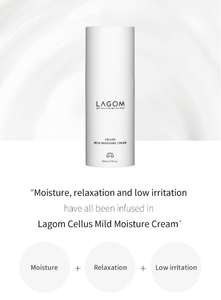 Crème hydratante raffermissante réparatrice coréenne pour peaux sensibles, légère, non grasse, crème visage quotidienne Lagom - Product Image 4