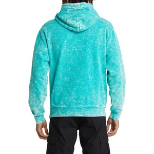 Unisex Oversized <b>Tie</b>-<b>Dye</b> <b>Hoodie</b> Solid Color Pocket French Terry Cotton Casual Hooded Sweatshirt Autumn Regular Fit - Product Image 5