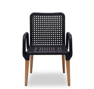 Hot design wicker arm <b>chair</b> - vivi stacking arm <b>chair</b> - Product Image 6