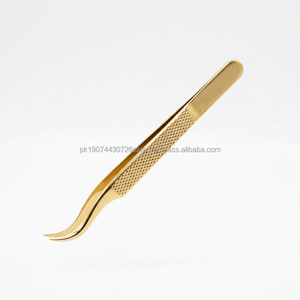 Handmade Professional Stainless Steel <b>Lash</b> Tweezers for Eyelash Extension Isolation and Volume Application - Product Image 2