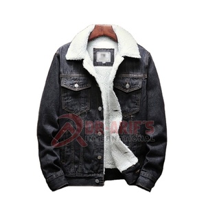 Veste en jean pour homme, printemps, imperméable, respirante, coupe-vent, 100% coton, doublée de polaire, couleurs personnalisées, style vintage, grande taille 6XL - Product Image 3