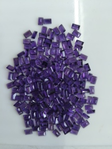 Ametyste africaine naturelle, taille baguette 6x4MM, violet, meilleure qualité, pierres précieuses en vrac pour la fabrication de bijoux - Product Image 6