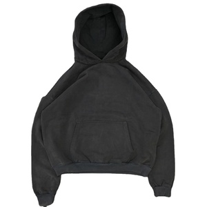 Professionnel Offre Spéciale hommes sweats à capuche lavé à l'acide personnalisation conception Logo unisexe vêtements décontractés hommes sweats à capuche 100% coton polaire - Product Image 4