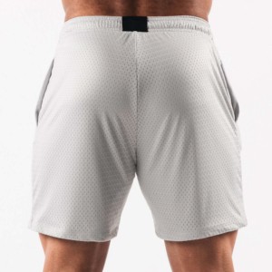 Branded <b>Men's</b> <b>White</b> Woolen 100% Cotton High Street Mid Waist Elastic Waist Breathable Waterproof Quick Dry Casual Sport <b>Shorts</b> - Product Image 4