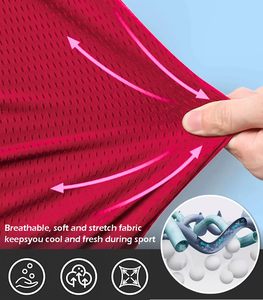 Men's Summer Thin Mesh Basketball Shorts Solid Pattern Canvas Breathable Fitness Training for Sports Muscle Fitness Gym Use - Product Image 2