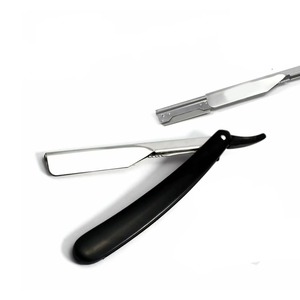 Professional Stainless Steel Slide Lock Shavette Single Blade Straight Edge Barber Razor <b>Men</b> Wet Shaving Home Salon Grooming Too - Product Image 4