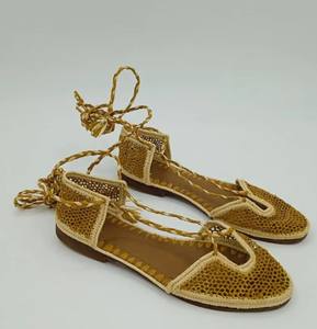 Mocasines de rafia marroquíes hechos a mano para mujer, regalo artesanal, calzado natural de verano, zapatos de rafia para mujer, mules de rafia para mujer - Product Image 1