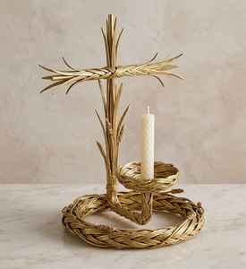 Support de bougie géométrique moderne de luxe en métal noir avec cadre doré pour bougies chauffe-plat suspendues - Product Image 2