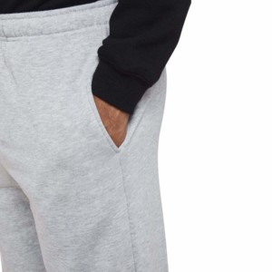 Pantalon de jogging droit gris en coton pour homme Falcon Enterprises, taille élastique avec cordon de serrage, poches latérales, décontracté, respirant, mi-lourd, tricoté - Product Image 3
