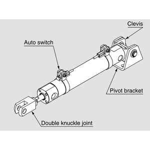 SMC Pneumatics CG-L050 Supports de montage Pied Pièces pneumatiques - Product Image 2