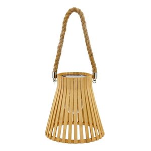 New Arrival Handmade <b>Bamboo</b> Farmhouse <b>Lantern</b> Decor For Home Hotel Restaurant Patio Garden Decoration OEM Manufacturer - Product Image 1