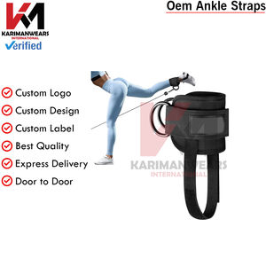Correas de Tobillo Personalizadas con Marca Propia, Diseño Ligero y Duradero para Viajes, Kits de Gimnasio, Venta al por Mayor de Artículos de Fitness de Alta Calidad - Product Image 2