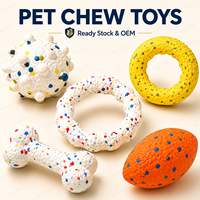 Juguetes Masticables para Mascotas, Pelota ETPU, Anillo, Hueso, Juguetes Interactivos para Perros para Entrenamiento y Juego Diario, Logotipo Personalizado OEM, Venta al Por Mayor, Stock Disponible