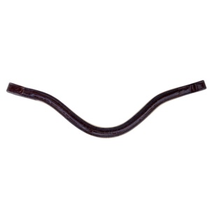 Diadema de Cuero Marrón de Lujo de Alta Calidad con Diseño Anatómico Curvo para Caballo, Logotipo Personalizado, Cristales, Estilo Indio - Product Image 1