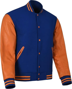 New Customized OEM Varsity College <b>Jackets</b> Wholesale Blank Breathable Plus Size <b>Man</b> <b>Jacket</b> for <b>Man</b> Wool Leather <b>Jacket</b> for women - Product Image 3