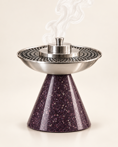 Brûleur à Bakhoor de Luxe en Acier Inoxydable Écologique et Durable, Bol Jali Arabe Moderne, Porte-Encens Oud, Style Moyen-Oriental, Toutes Saisons - Product Image 4