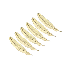 Marcapáginas Metálico con Diseño de Hoja Clásica, Venta Caliente, Plantilla de Latón, Proveedor Mayorista - Product Image 4