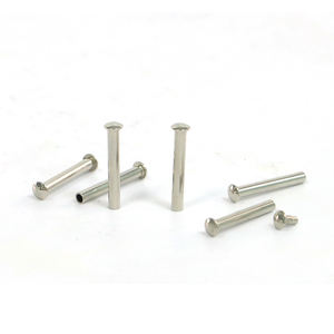 कारखाने कस्टम ओएम स्टेनलेस स्टील फास्टनरों को ब्रेक के लिए ठंडे जाली अर्ध-ट्यूबलर रिवेट पैन सिर के लिए - Product Image 2