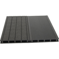 Planche de terrasse composite creuse carrée WPC de haute qualité 150*24,5 mm, imperméable, pour jardin et patio