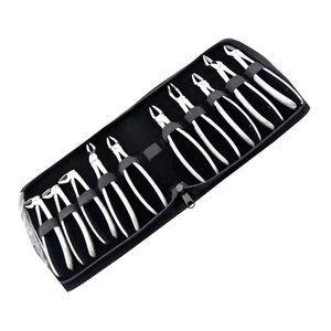 Manual Stainless Steel Dental Extracting Forceps Set for Adults and Children CE Certified Surgical Tooth Extraction <b>Kit</b> Case - Product Image 1