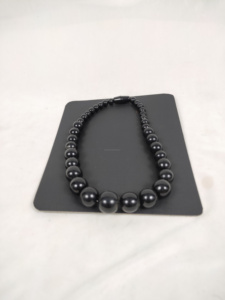 Chaîne longue épaisse et creuse de style punk, peinte à la main, en résine, avec de grands maillons, style vintage, mélange de couleurs, Angel Europe Fashion - Product Image 4